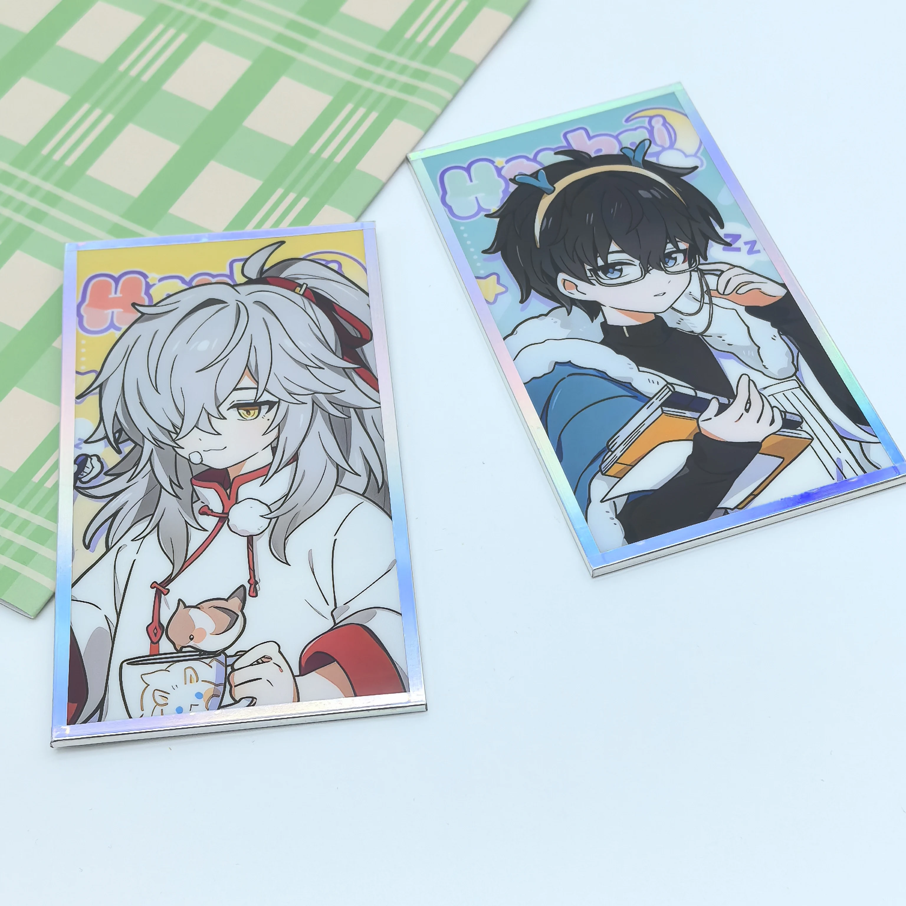 Honkai: Star Rail Imbibitor Lunae Blade Sunday Cute Animal Acrylic Charm Square Badge Anime IP Collectible Popular Figure Decora