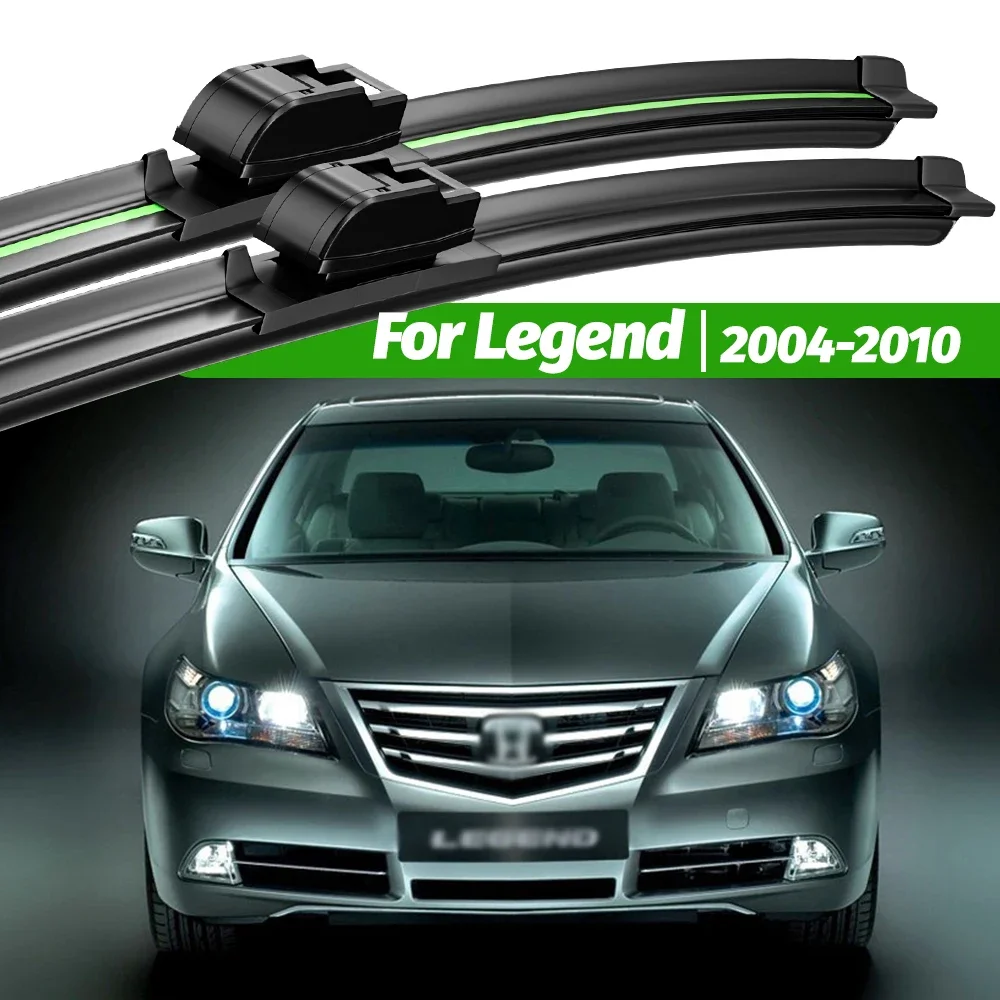 

For Honda Legend 2004-2010 2pcs Front Windshield Wiper Blades 2005 2006 2007 2008 2009 Windscreen Window Accessories