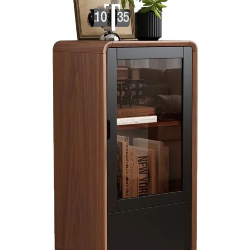 

Sofa side cabinet Living room 2025 new solid wood TV side cabinet Chinese Italian medieval wall tea cabinet solid wood