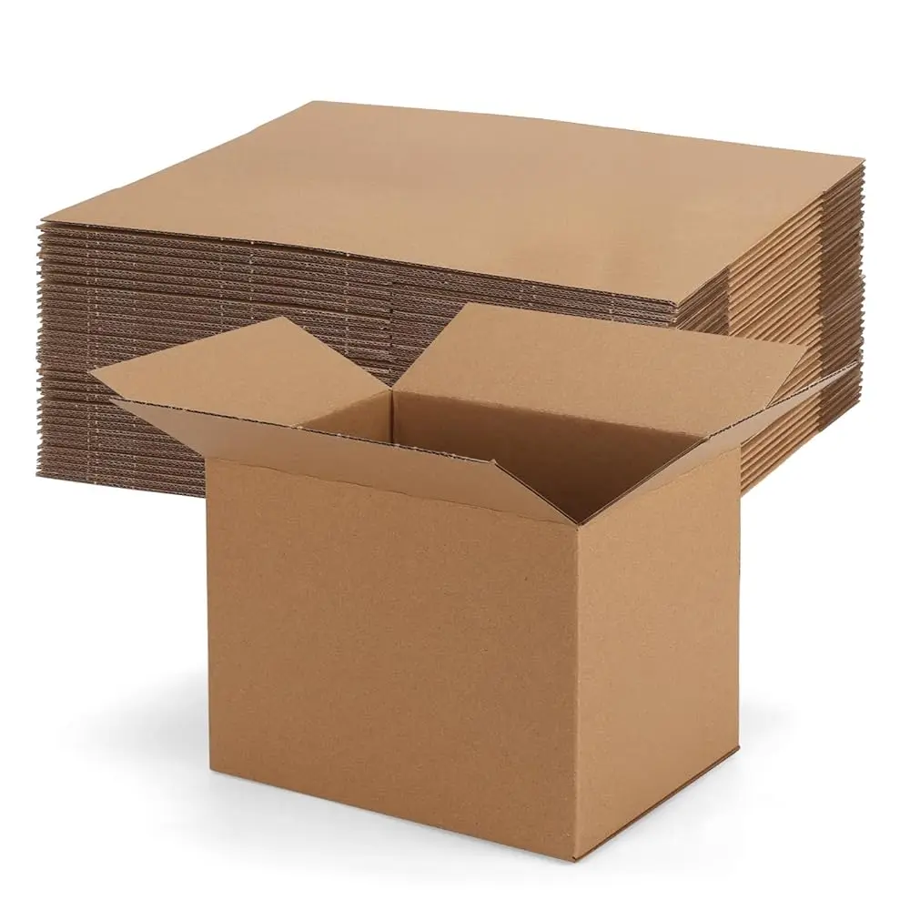 

30 Pack 8x6x6 Shipping Boxes Brown, Small Corrugated Cardboard Box for Mailing, Packaging Small Business, Kraft Mailer Gift