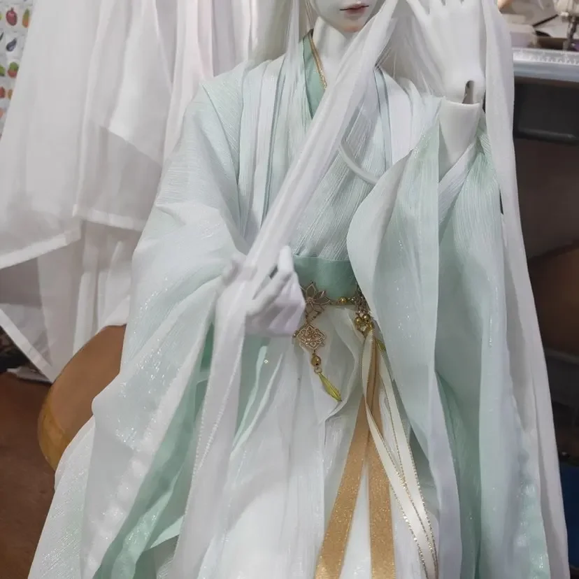 

BJD male doll clothes Hanfu costume uncle 1/3 1/4, 80cm doll clothes accessories toy dressup