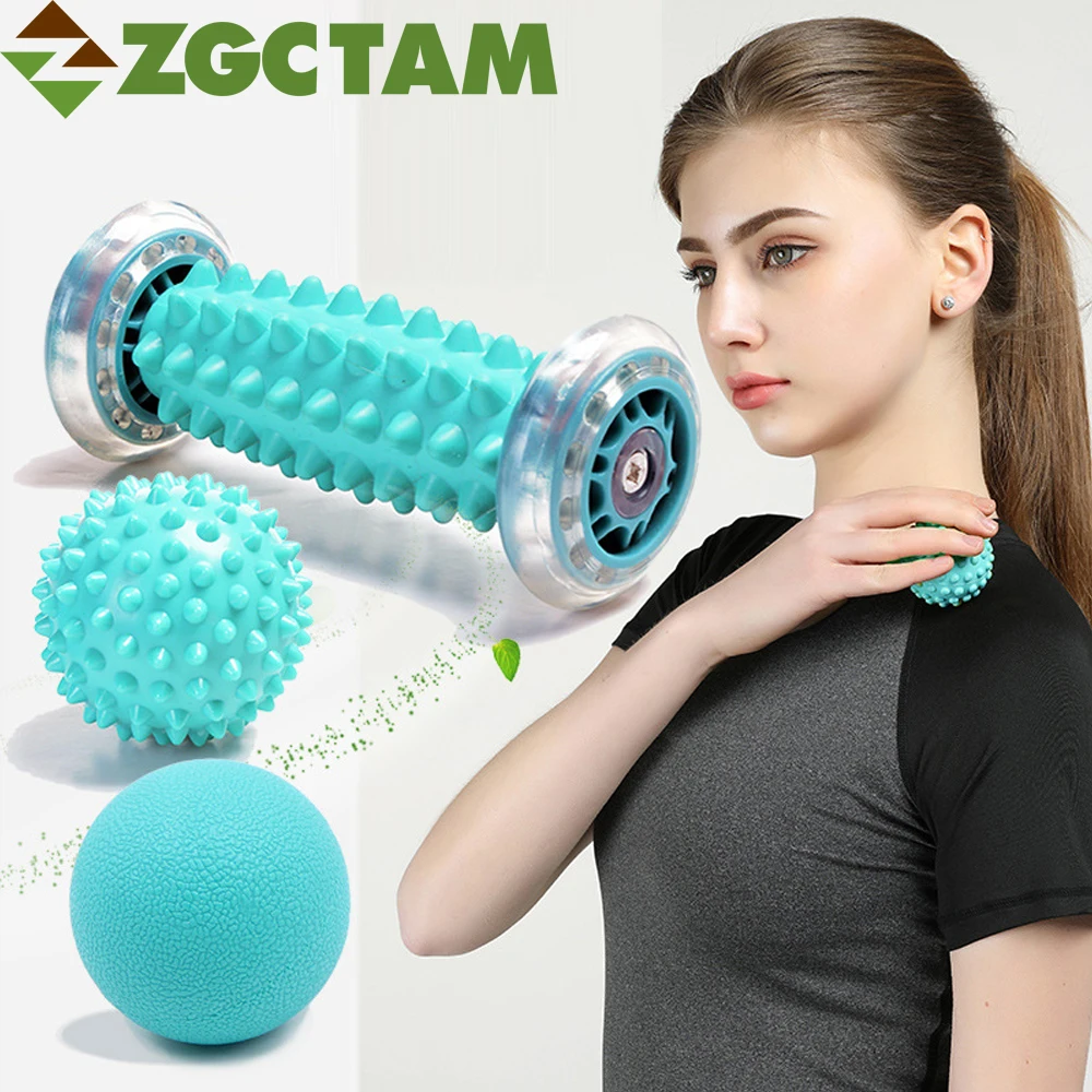 Foot Massage Roller, Plantar Fasciitis, Heel Spur, Sore Muscles, Trigger Point, Foot Arch Pain Relief;Deep Trigger Point Therapy