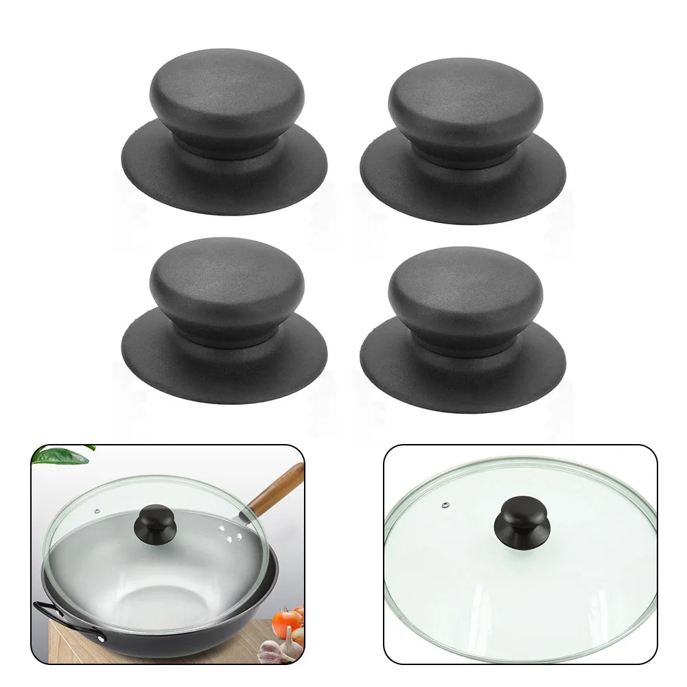 

4Pcs Universal Pot Lid Replacement Knobs Pan Lid Holding Handles For Pot Pan Lid Cover Knob Cap For Kitchen Cookware Accessories