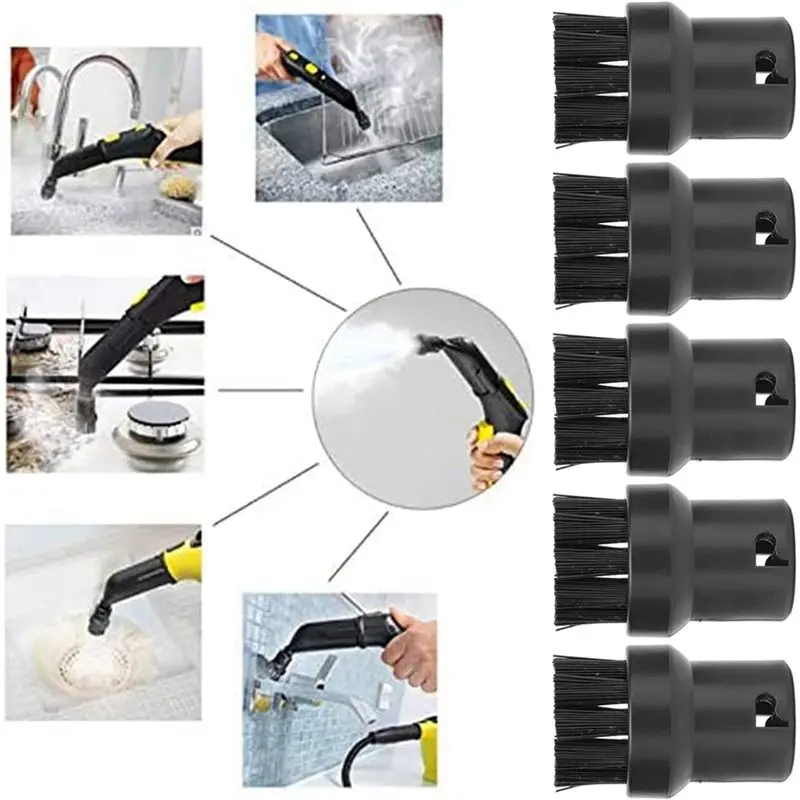 [B25B!】 10PCS Cleaning Brush For Karcher SC1 SC2 SC3 SC4 SC5 Steam Cleaner Parts Replacement Accessories Stubborn Stain Removal