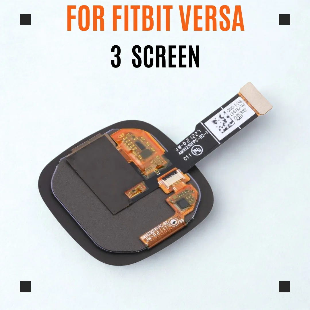 For Fitbit Versa 3 Fitbit Sense LCD Screen With Digitizer Full Assembly LCD Screen Replacement