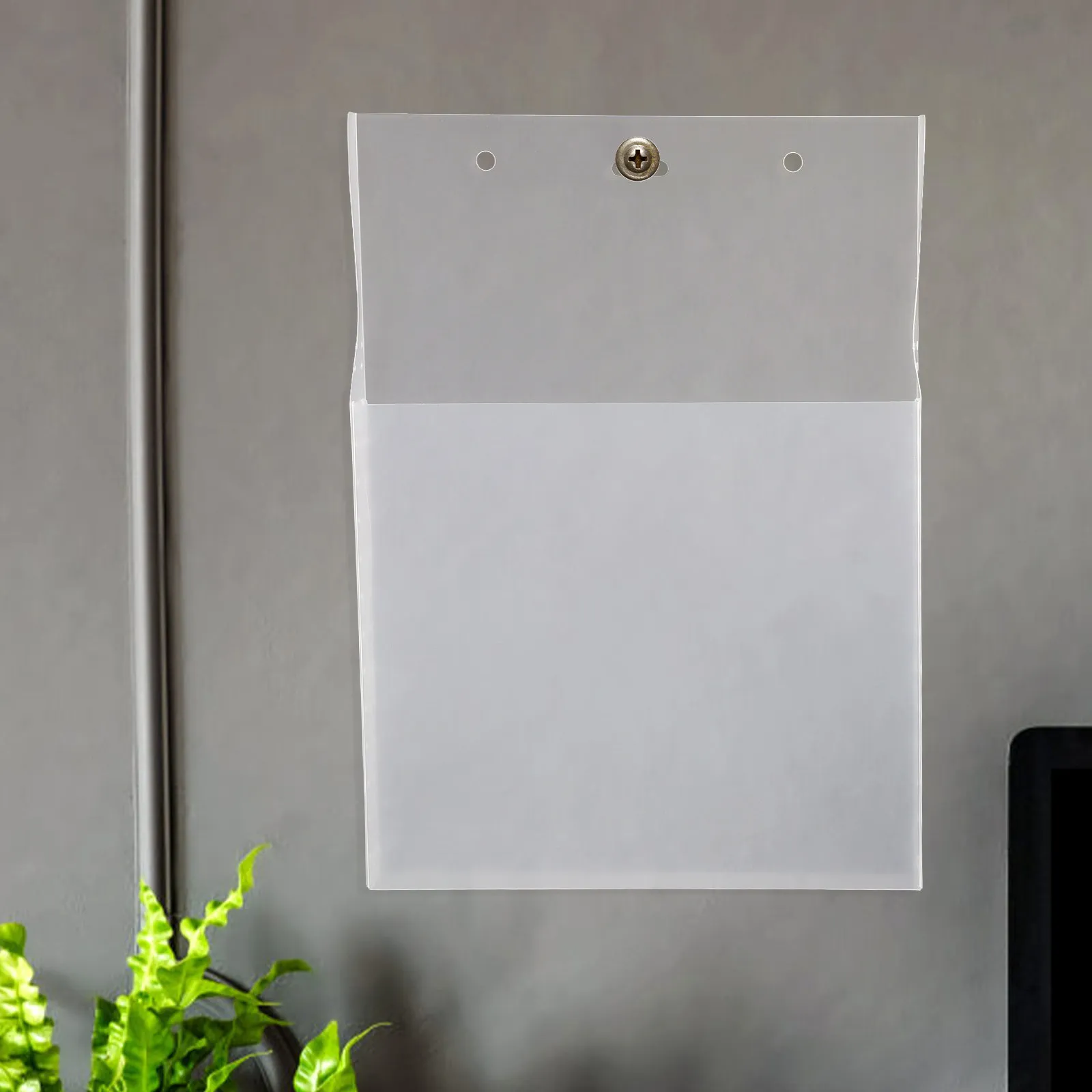 

Настенный органайзер для файлов, 2 шт., прозрачный, экономит место, легкий, для офиса, дома, школы, подвесной