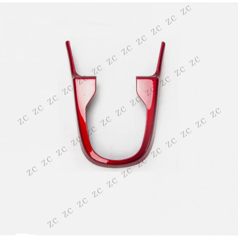 S+ Red ABS Interior Gear Shift Box Panel Cover Trim For Honda Fit Jazz 2014-2018