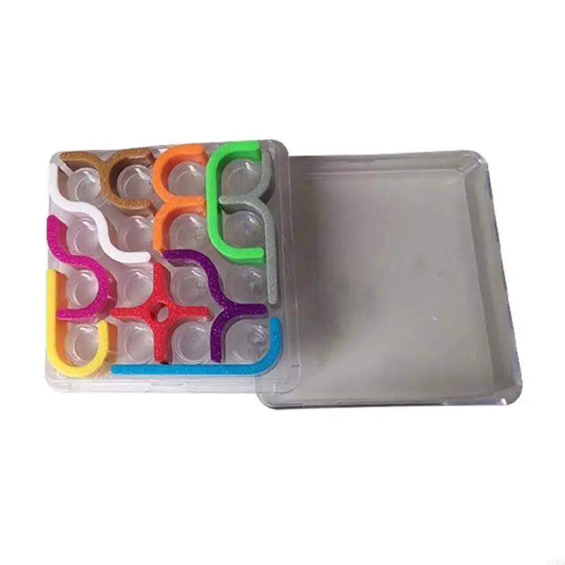 Corb Mind Bending Puzzle Game met kleurrijke rondingen Uitdagende game speelgoed geweldig voor 1Player en Friend Gathering