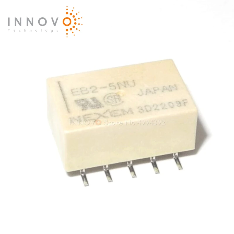 

5 шт./лот EB2-5NU-L EB2-5NU сигнальное реле 5 В DPDT SMD-8 rela 5 В постоянного тока Бесплатная доставка Новый оригинал