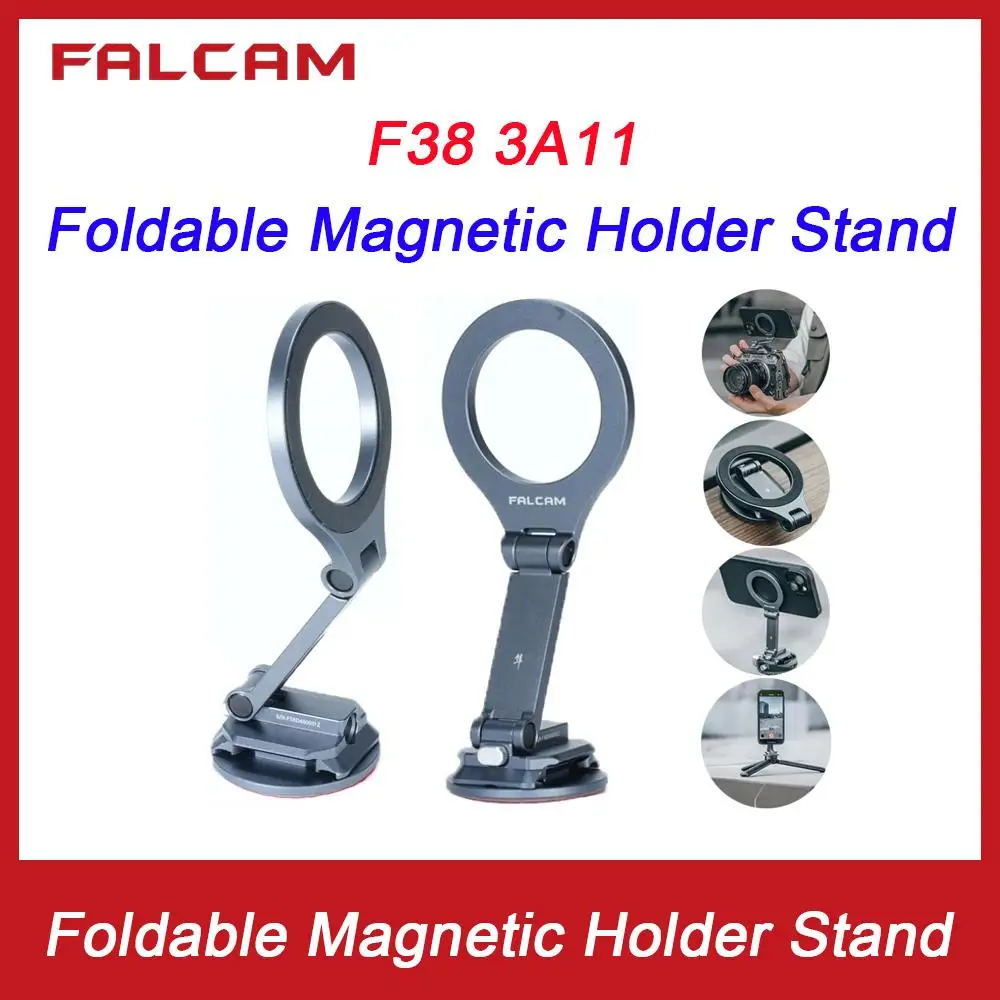 

FALCAM F22&F38 F383A11 Foldable Magnetic Phone Holder Stand Camera Phone Monitor Stand Universal Car Phone Holder Stand