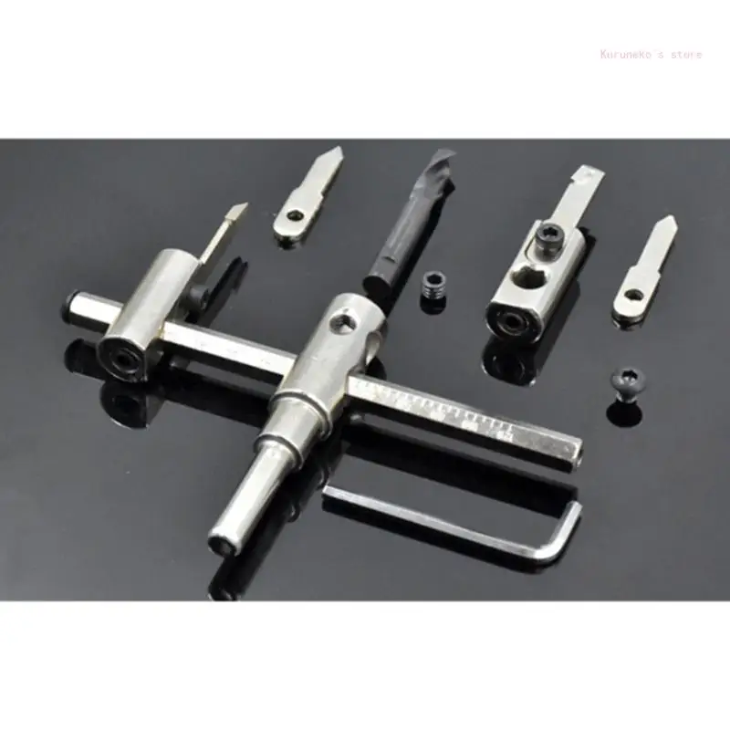 Thợ Thủ Công Trường Giảng Dạy 120Mm/200Mm/300Mm Hợp Kim Lỗ Tròn Bộ Dao Cắt Lỗ Kim Loại Mũi Dụng Cụ chế Biến Gỗ