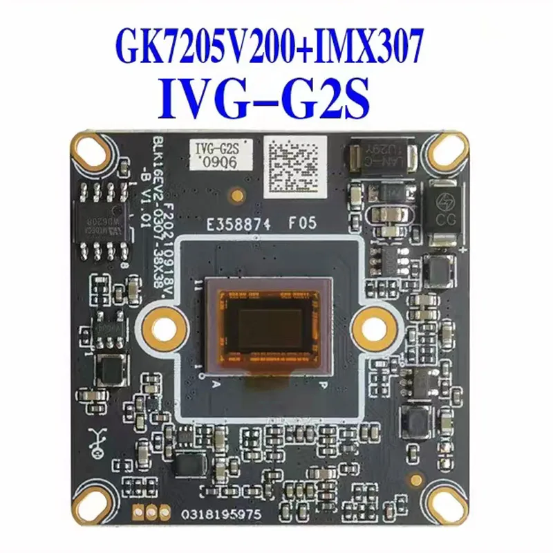 

HD 1/2.8" CCTV IMX307 Starlight AI IP Camera Module IPC board low illumination XMeye 0.0001Lux H.265