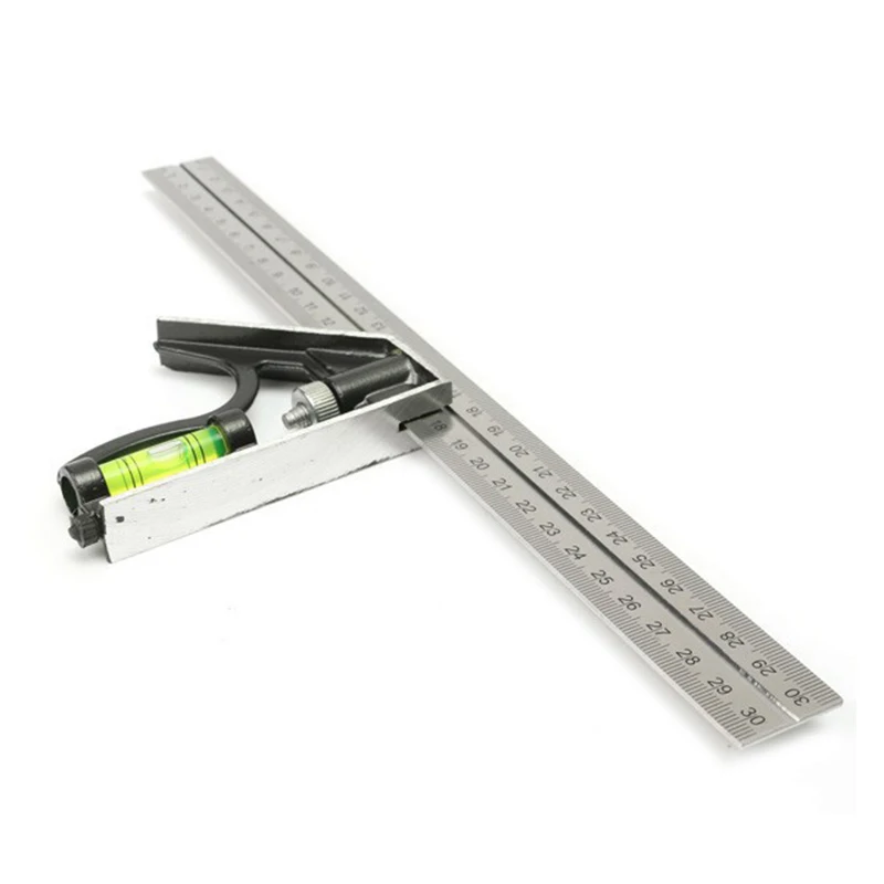 Durable Protractor Versatile Multi Combination Precise Convenient Angle Ruler Adjustable Right Angle Ruler Tool High-tech Angle