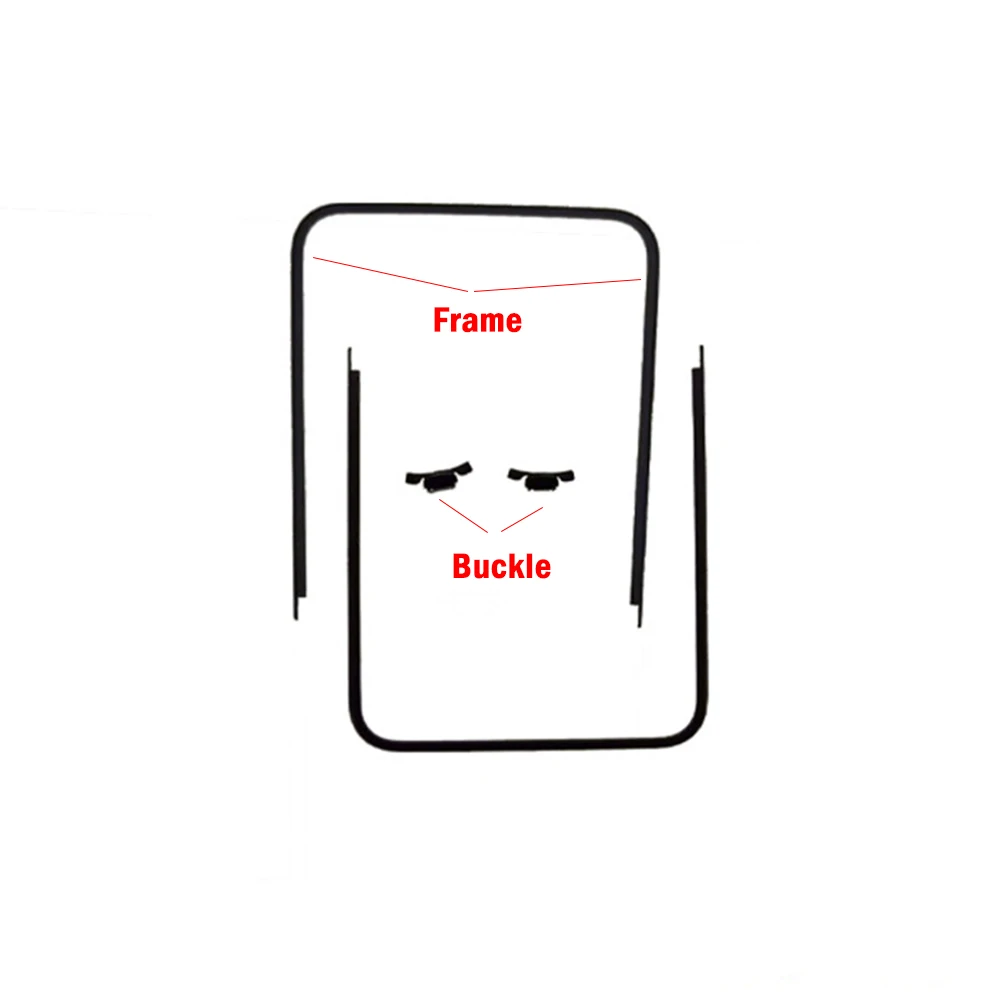 Listwy krawędziowe do Xiaomi Mix Flip 2 3 Flip2 Fold 2 3 4 Fold2 Fold3, środkowa ramka, obudowa, ramka ekranu, część zamienna + złącze klamry — zdjęcie produktu 5