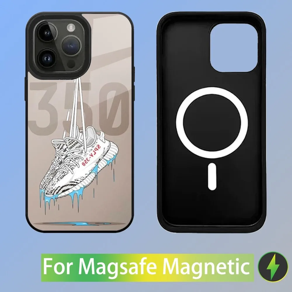 Y-Yeezy 350 Boost Phone Case For iPhone 15,14,13,12,11,Plus,Pro,Max Mini Magsafe Magnetic Wireless Charging