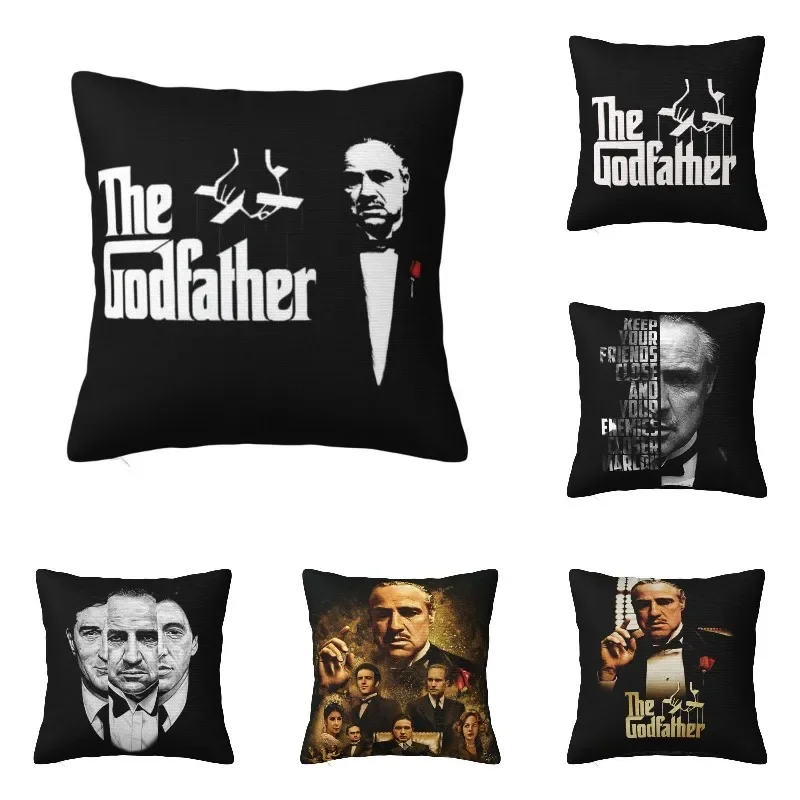 Padrino The Godfather Film Cushion Covers Sofa Home Decorative Square Pillow Cover 45x45 pillow covers decorative