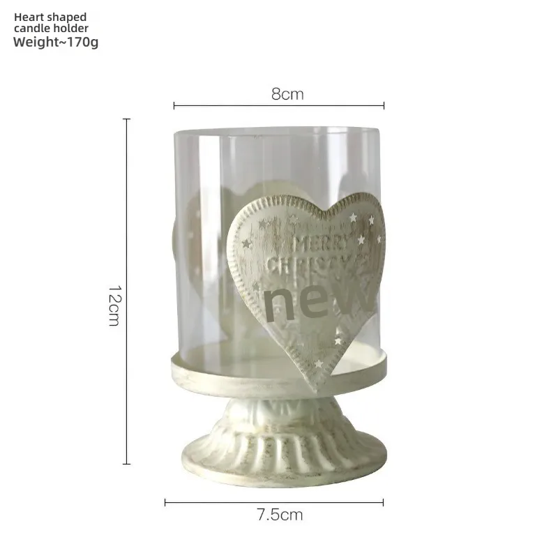 

Clear Glass Tealight Candle Holder for Christmas Decorations - Festive Party Accessory with Transparent Design