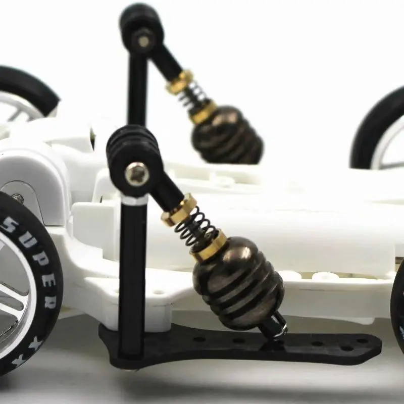 A Set Metal Mid-wing Shock Absorbing Pendulum Mass Dampers Side Stay Set Upgrade Parts for Tamiya Mini 4WD Car Model