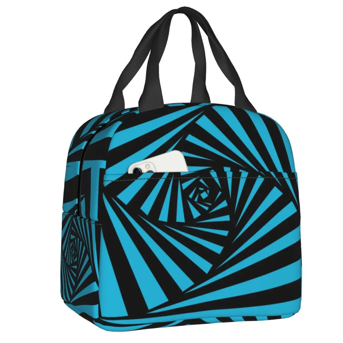 Bolsa térmica personalizada Vision Gator Swirl para mulheres, caixa térmica portátil para almoço, escritório, trabalho, escola