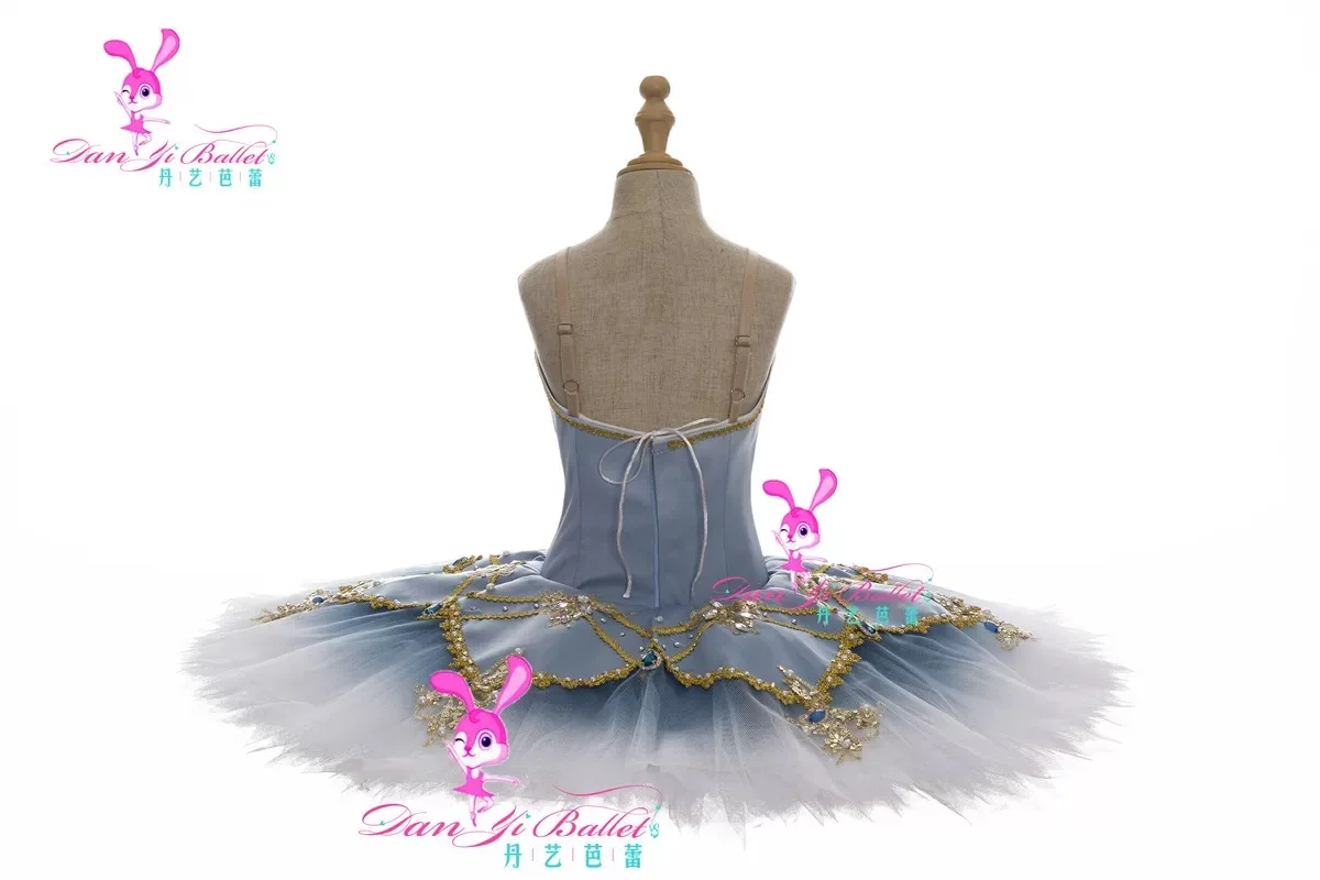 Professional female high-end tutu plate skirt female Bluebird adult children's ballet costume competition costume customized