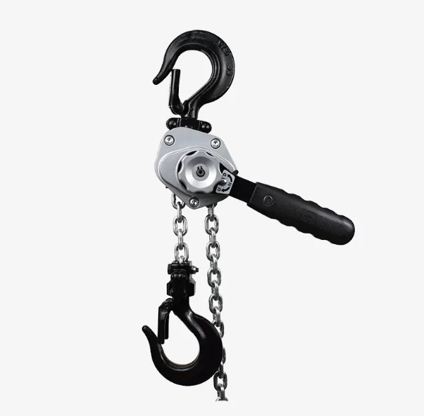 0.5T 0.75T Mini Aluminum Hand Chain Hoist, Portable Chain Block with G80 Manganese Steel Load Chain