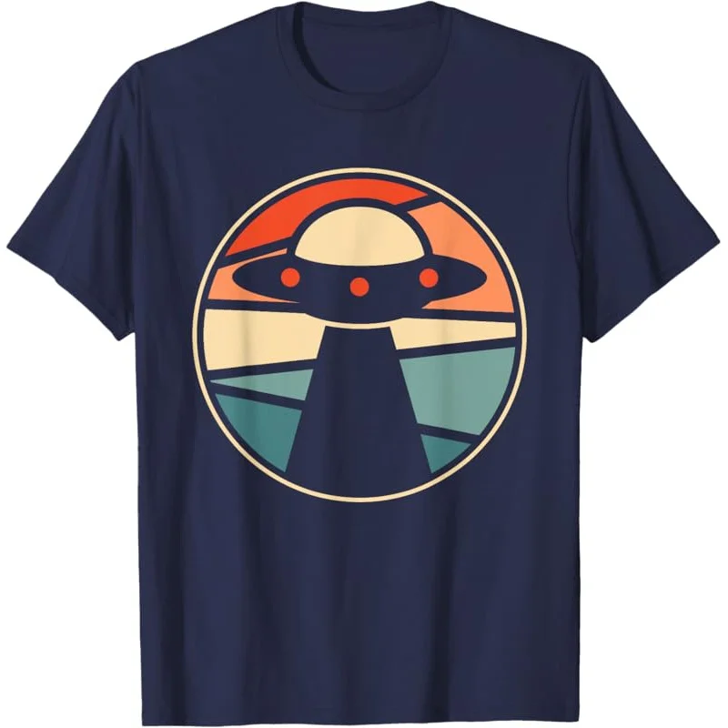 Retro Extraterrestrial Ufo Saucer - Spaceship Vintage Alien T-Shirt