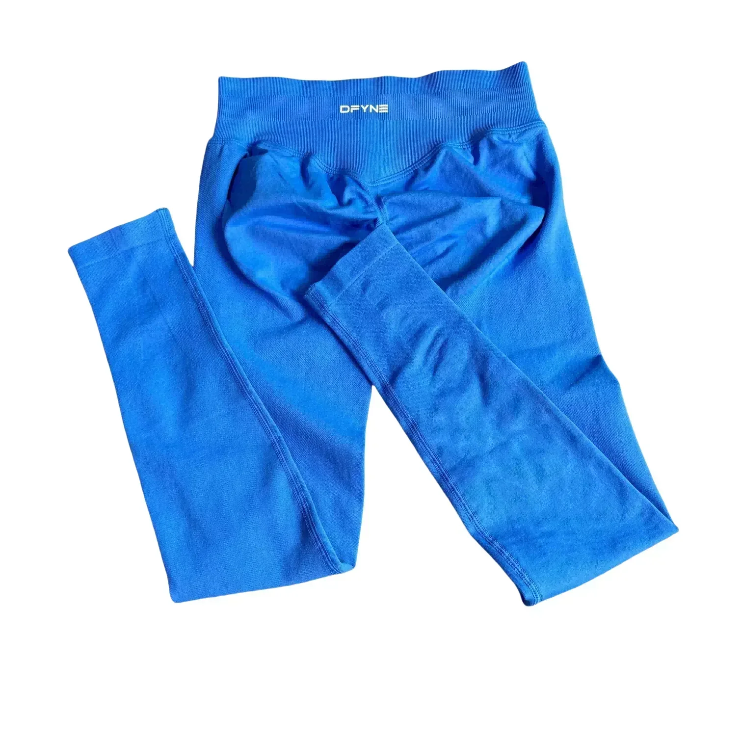 مع شعار تأثير طماق للنساء Scrunch سلس اليوغا يغطي الرجل منخفضة مضلع الفرقة الصالة الرياضية السراويل عالية بسط اللياقة البدنية الجوارب