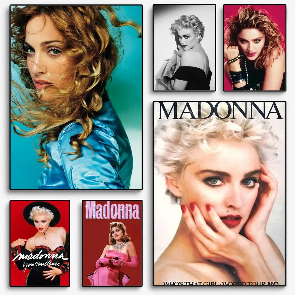 Famous singer M-Madonna C-Ciccone Poster Room Home Decoration Interior Wall Art Printing Garage Posters Gift