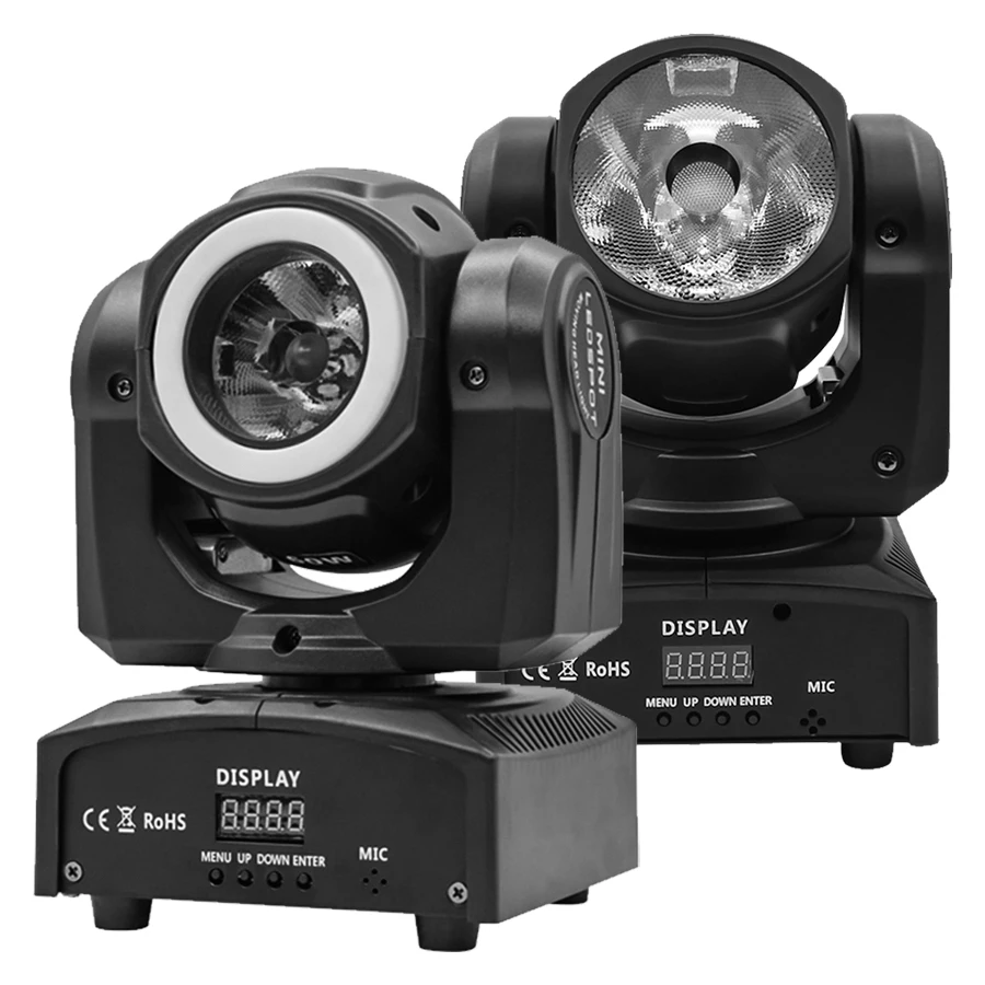 

Stage Light Mini Moving Head Pure Beam Light 60W RGBW 4 in 1 DMX DJ Disco Lighting Prom Christmas Lighting