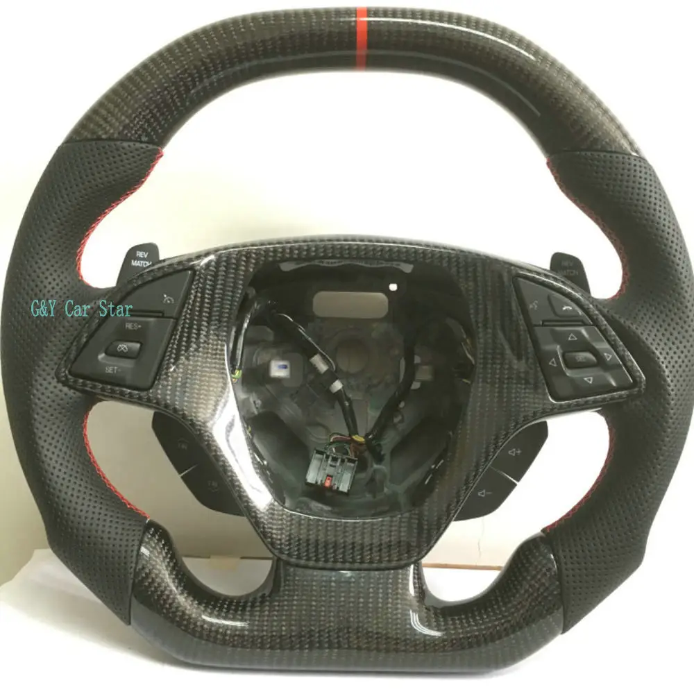 100% Real Carbon Fiber For Chevrolet Corvette C7 C8 (Paddle Or Buttons Not Included)