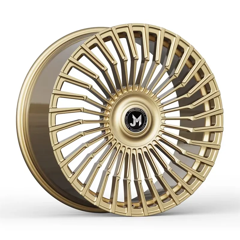 Hot Sales Customized Color & Size 18 19 20 21 22 23 24 26 Inch Matt Bronze / Brush Aluminum 5x112 Monoblock Deep Concave Forged