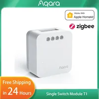 Aqara Single Switch module T1 Zigbee 3.0 No Neutral Single Channel Relay Controller for Smart Home Timers Remote Control Homekit