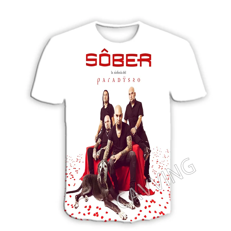 Sôber 3D Printed  Casual Fashion T-shirts Hip Hop Tee Shirts Harajuku Styles Tops Fashion Clothing  for Women/men