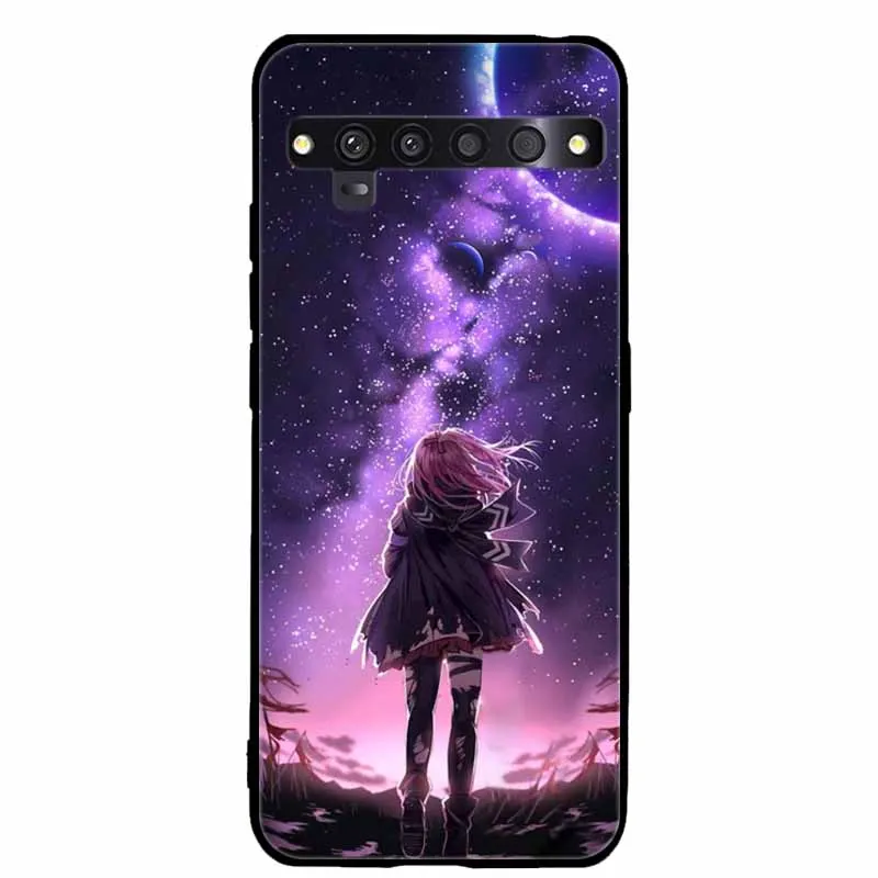 For TCL 10 Pro Case 6.47\'\' Cute Fashion Soft TPU Silicone Cover for TCL 10 Pro 10Pro Phone Cases T799B T799H Cartoon Cats Fundas