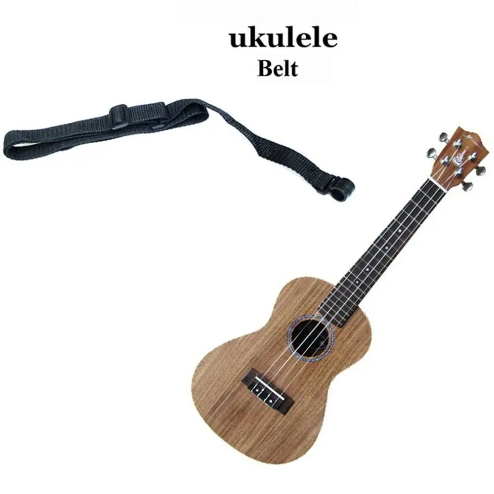 

Durable Black High Quality New Guitar Belt Four String Nylon Guitar Ukulele Strap Hook
