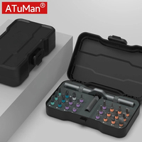 DUKA Atuman RS1 Ratchet Screwdriver Set 24 in 1 Magnetic Precision Screwdriver Bit Screwdriver DIY Household Repair Tool