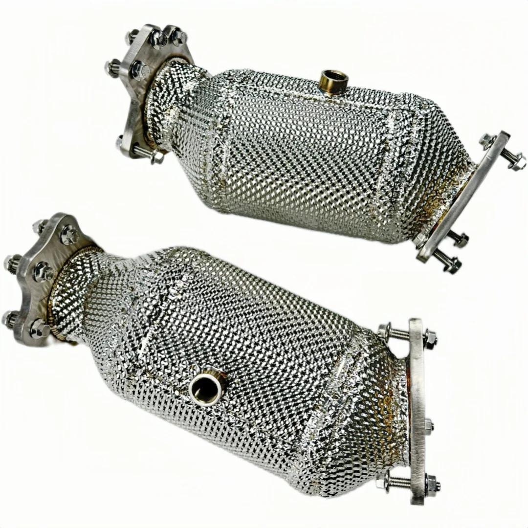 DEX 304 Stainless Steel High Flow Exhaust Downpipe for 2020-2025 Chevrolet Corvette C8 6.2L V8
