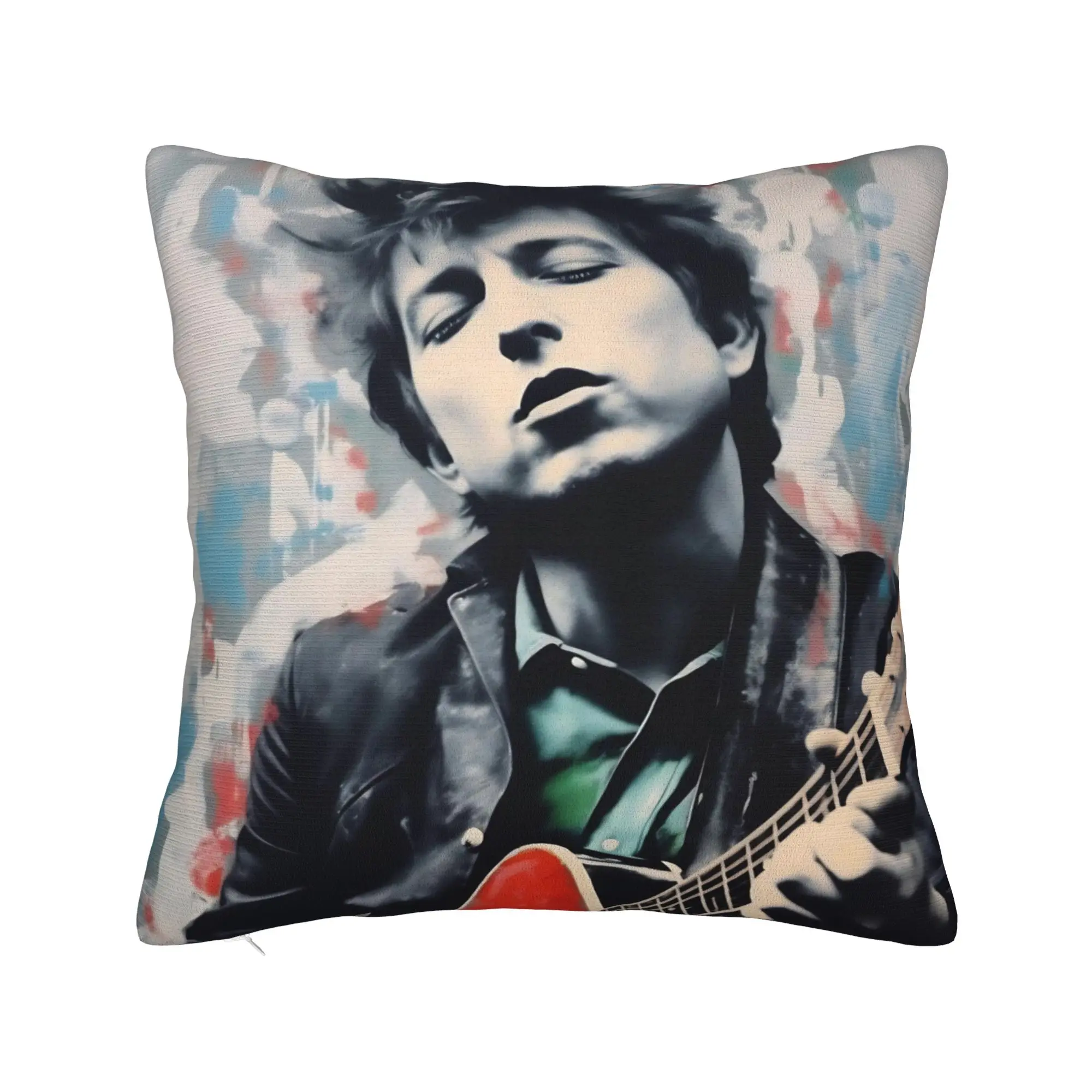 Bob Dylan Singer Pillow Cover Merchandise Soft Cushion Cover Decor  Throw Pillow Case Cover Bed Multiple Sizes