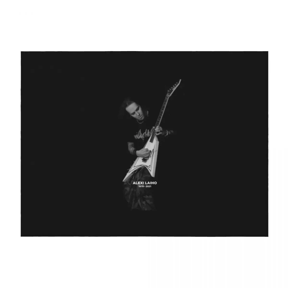 

Tribute to Alexi Laiho Throw Blanket Quilt Picnic warm winter Personalized Gift Blankets