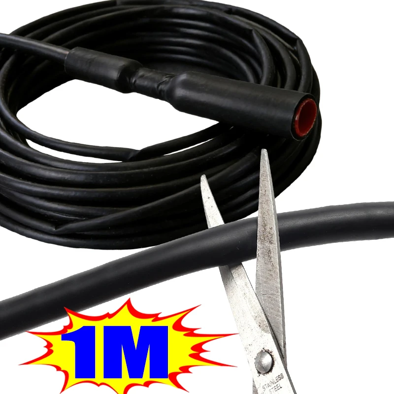 

Термоусадочная трубка 4,8 мм/6,4 мм/7,9 мм, круглая, диаметр 3:1, черная, для обмотки проводов, простая в использовании, 1 метр