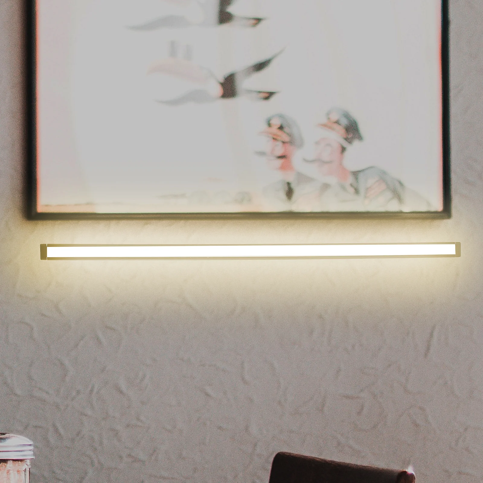 2 pçs ultra estreito led sob luzes do armário para cozinha quarto armário prático decoração de casa sob luzes do armário