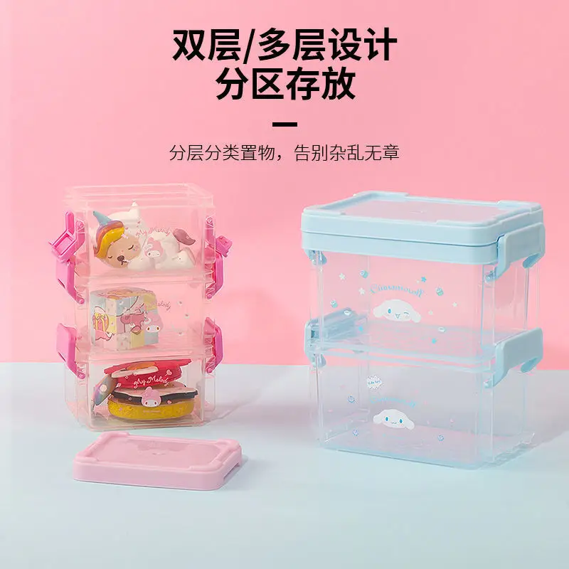 سانريو سينامورول كورومي بلدي ميلودي صندوق تخزين سطح المكتب فوضى الكتب غرفة نوم التراص عنبر مكتب عمل غرفة الدراسة الأطفال