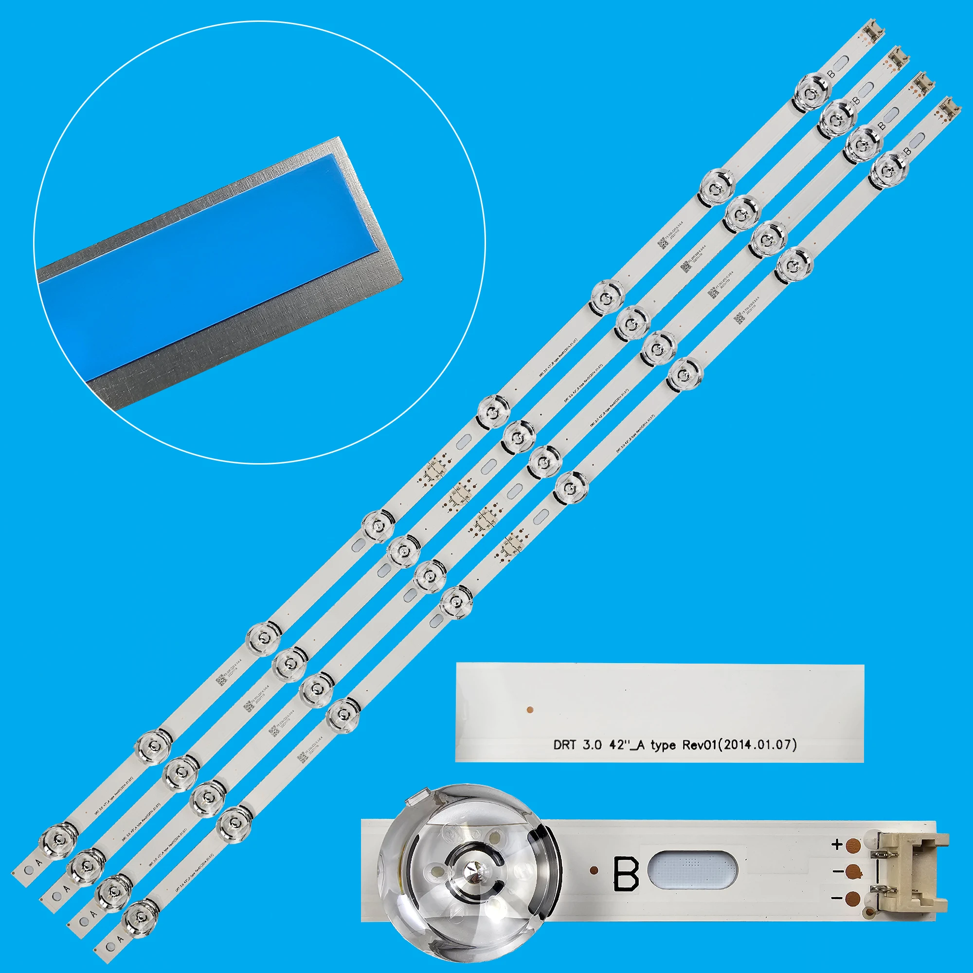 LED backlight strip for 6916L-1956A 6916L-1957A 6916L-1956B 6916L-1956E DRT 3.0 42 A/B type Rev01 LC420DUE-FGM1 AGF78402101