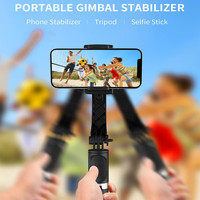 COOL DIER Handheld gimbal 360 ° shooting stabilizer Bluetooth selfie stick with aluminum tripod for iPhone and Xiaomi video