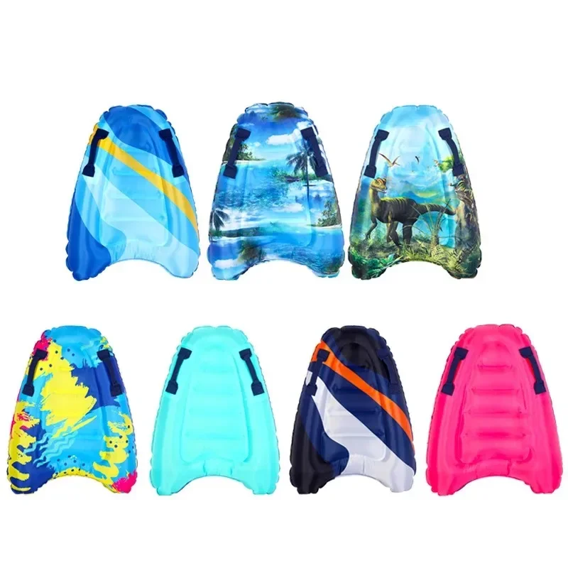 Portable Inflatable Surfboard For Adults Children Pvc Lightweight Kickboard Swimming Surfing In Water Crossbody Design