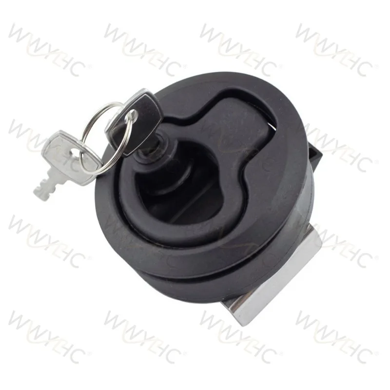 Suitable for Floor Locks in Black/white Color, Optional with Key, Boat and Yacht Accessories