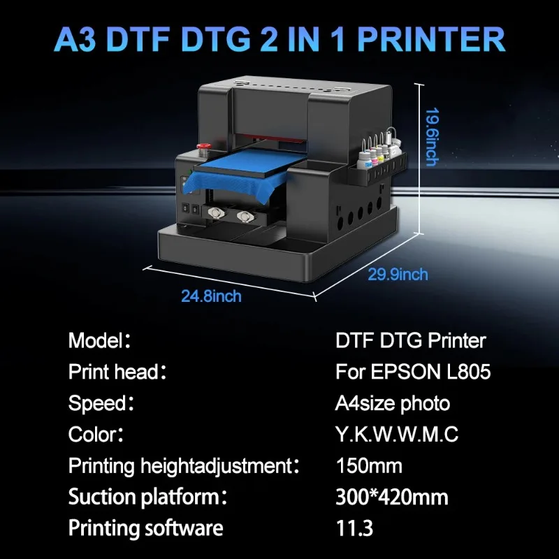 A3 Dtg Printer A4 L…