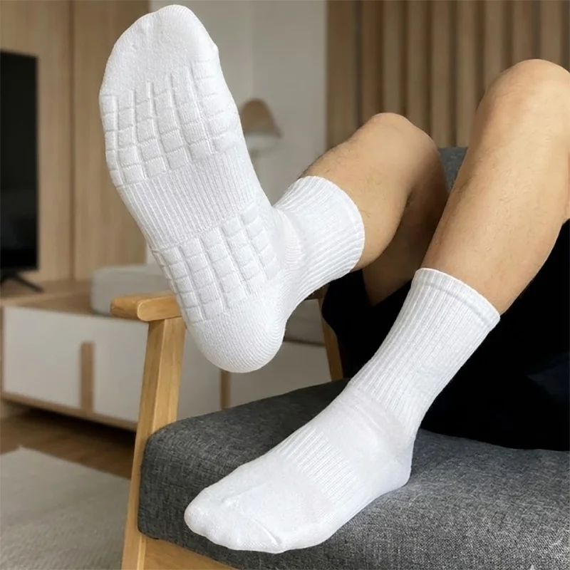 

1/3pair sports socks, towels, thick loops at the bottom, anti slip and shock-absorbing, football running socks, basketball socks