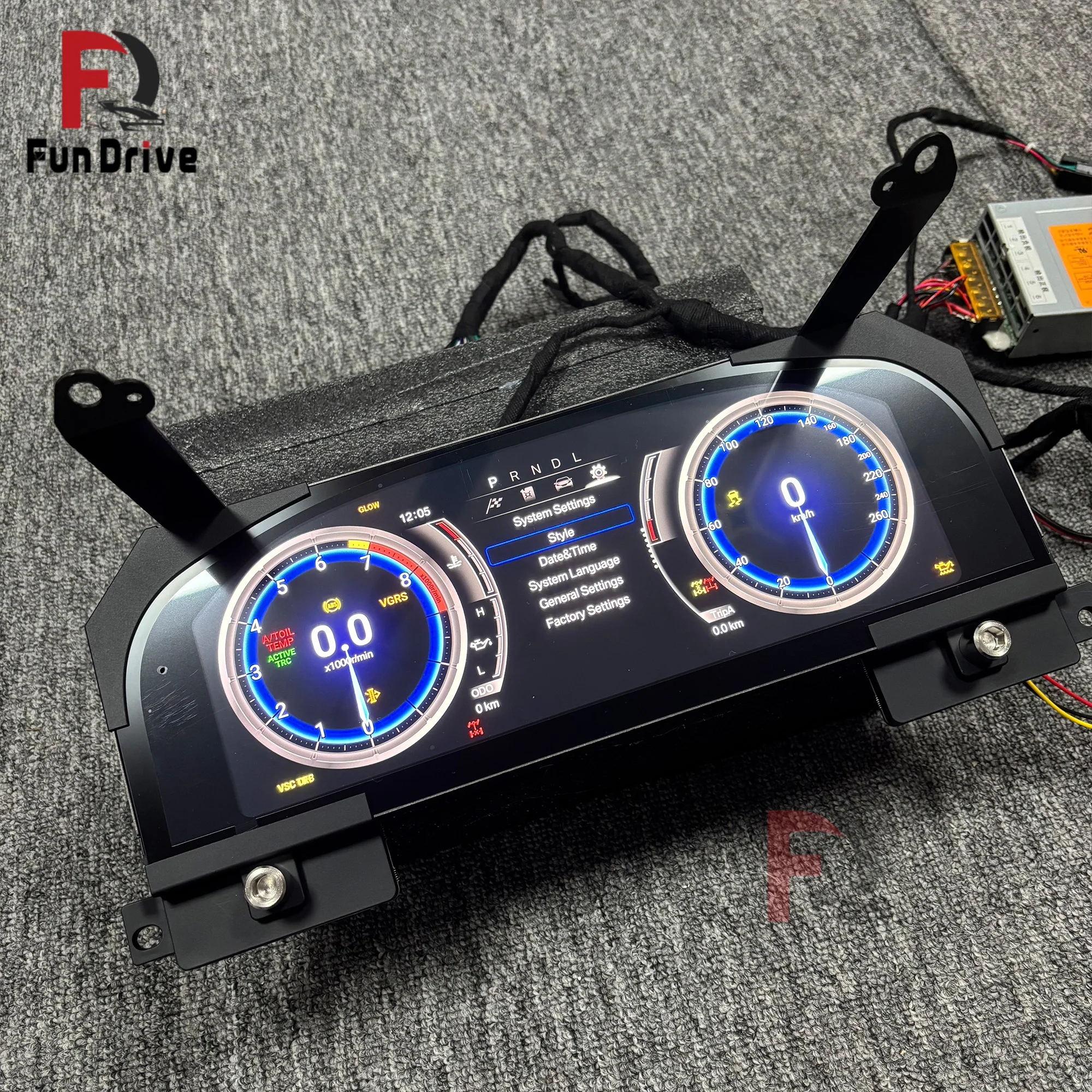 

Car Interior Modified LCD Digital Dashboard Upgrade For Toyota Land Cruiser LC100 LC200 LC300