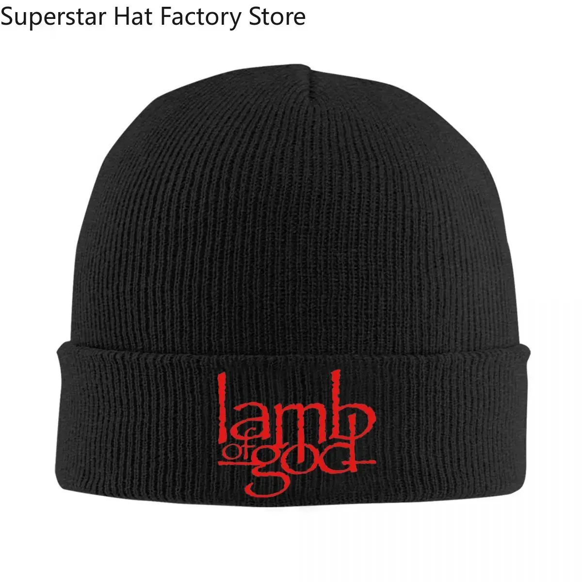 Lamb Of God Knit Hat Beanie Winter Hats Warm Color Cap Men Women